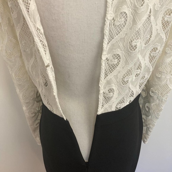 SANDRO PARIS Camelia Crocheted Lace Mini Dress - Picture 8 of 12